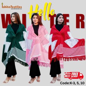 কুশিকাটা শাল কম্বো-CodeK-3, 5, 10