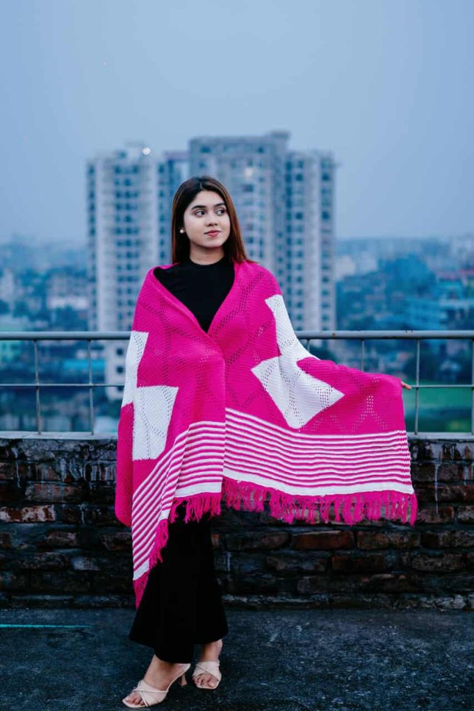 কুশিকাটা টু সেড শাল-K009