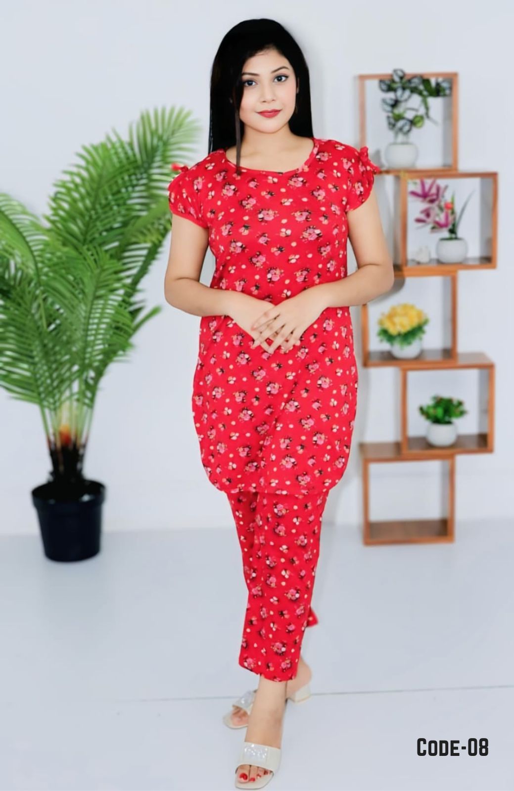 টি-শার্ট ও প্লাজু সেট = T-08