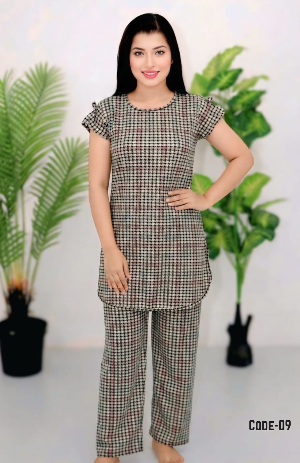 টি-শার্ট ও প্লাজু সেট = T-09