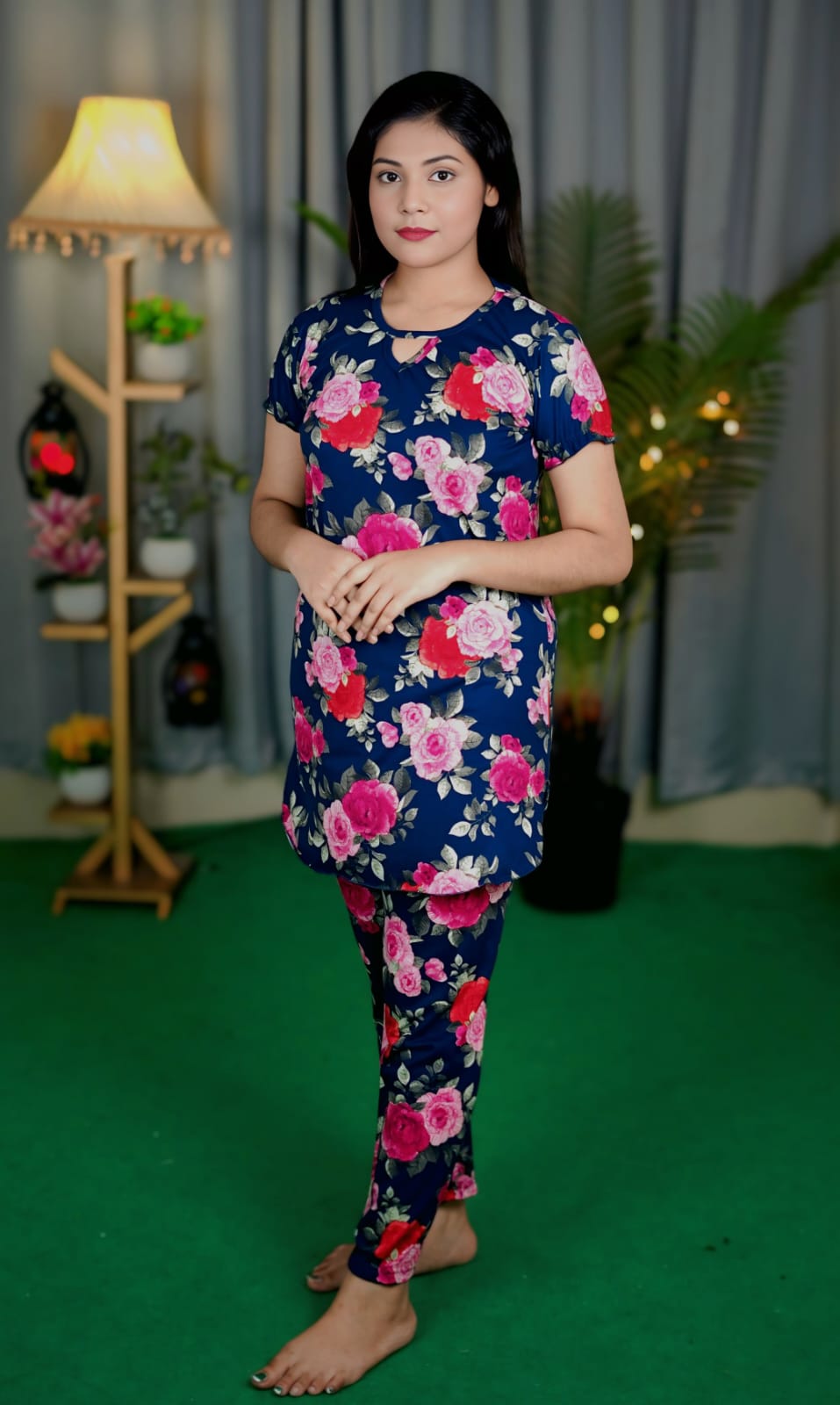 টি-শার্ট ও প্লাজু সেট = T-15