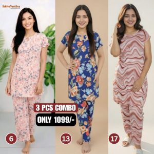 ৩ পিসের কম্বো টি-শার্ট -6,13,17