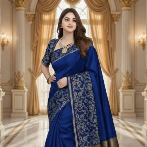 সফ্ট সিল্ক বেনারসি শাড়ি-23