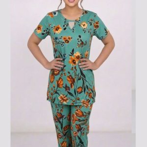 টি-শার্ট ও প্লাজু সেট =A10