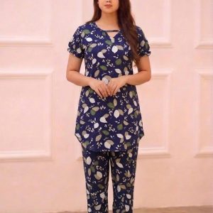 টি-শার্ট ও প্লাজু সেট =A12