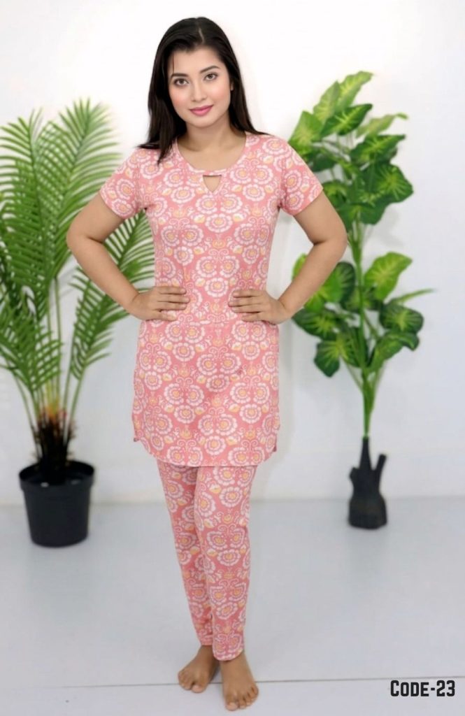 টি-শার্ট ও প্লাজু সেট = T-23