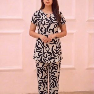 টি-শার্ট ও প্লাজু সেট =A5