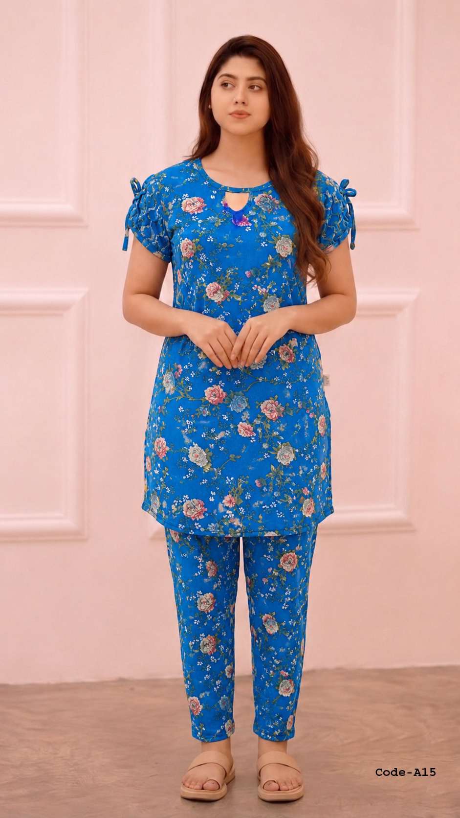 টি-শার্ট ও প্লাজু সেট =A15