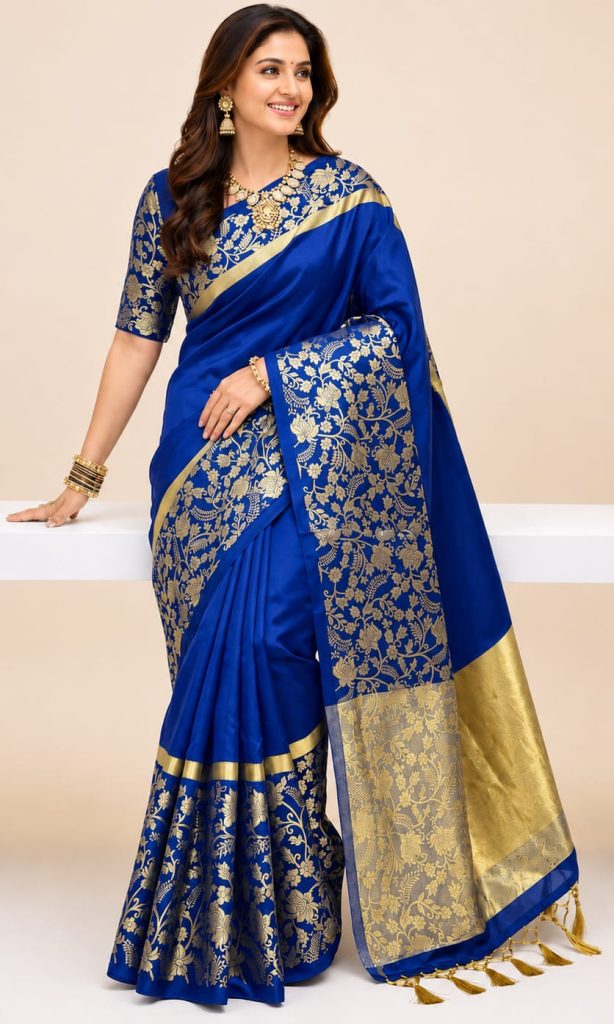 সফ্ট সিল্ক বেনারসি শাড়ি 22