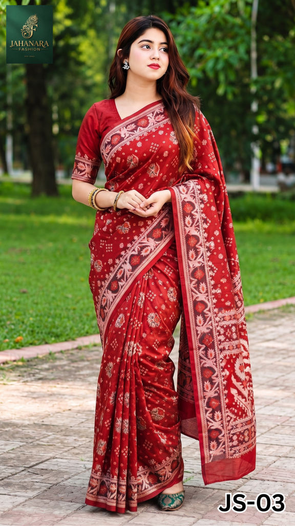 ঐতিহ্যবাহী [জামদানি শাড়ি] JS-03
