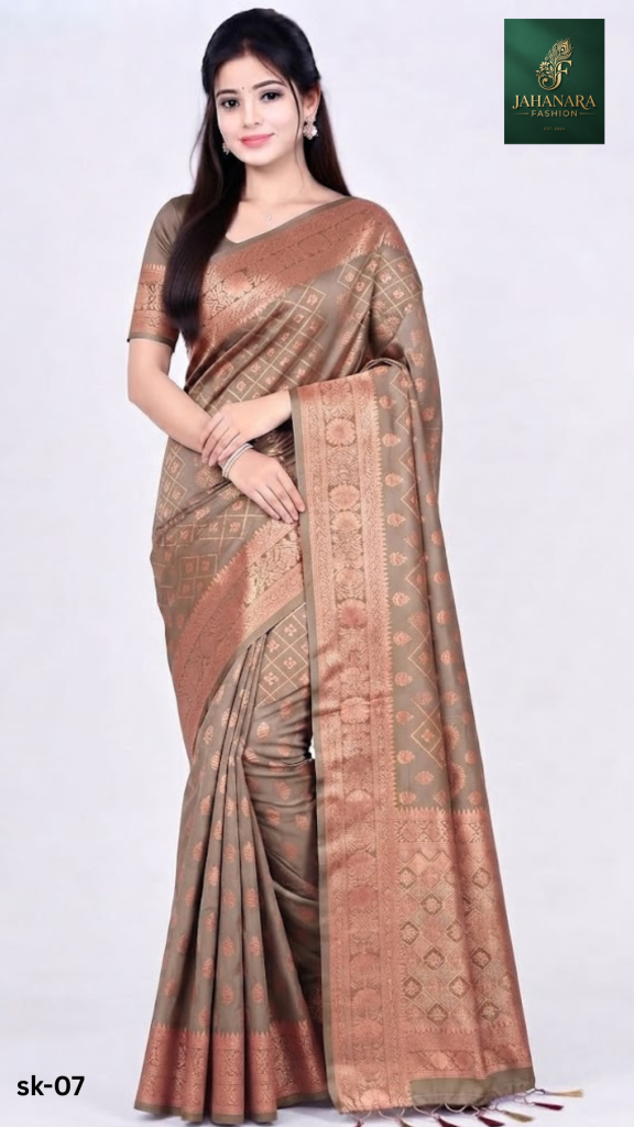 জরি কাতান শাড়ি SK-07